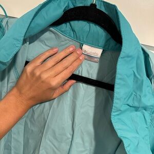 Columbia light weight Teal Jacket